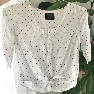 Abercrombie Polka Dot Top